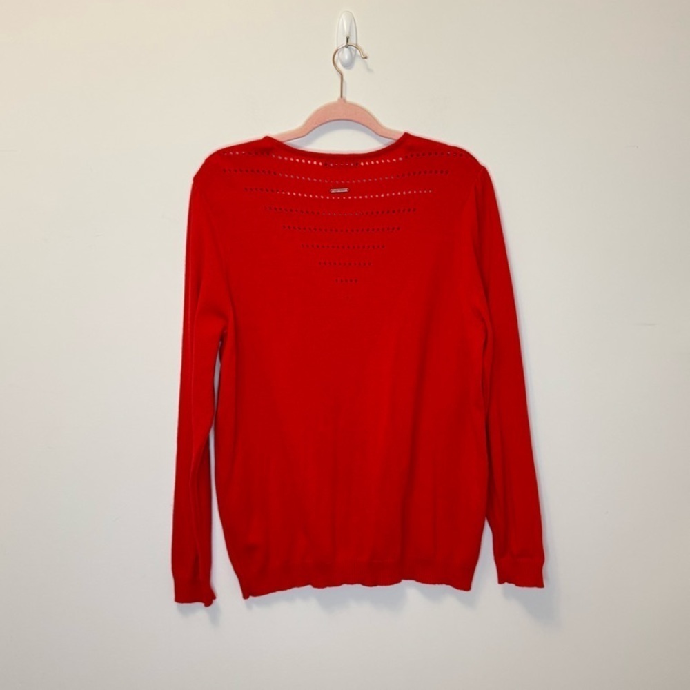 Saint James Nautical Red Cardigan - Picture 2 of 6